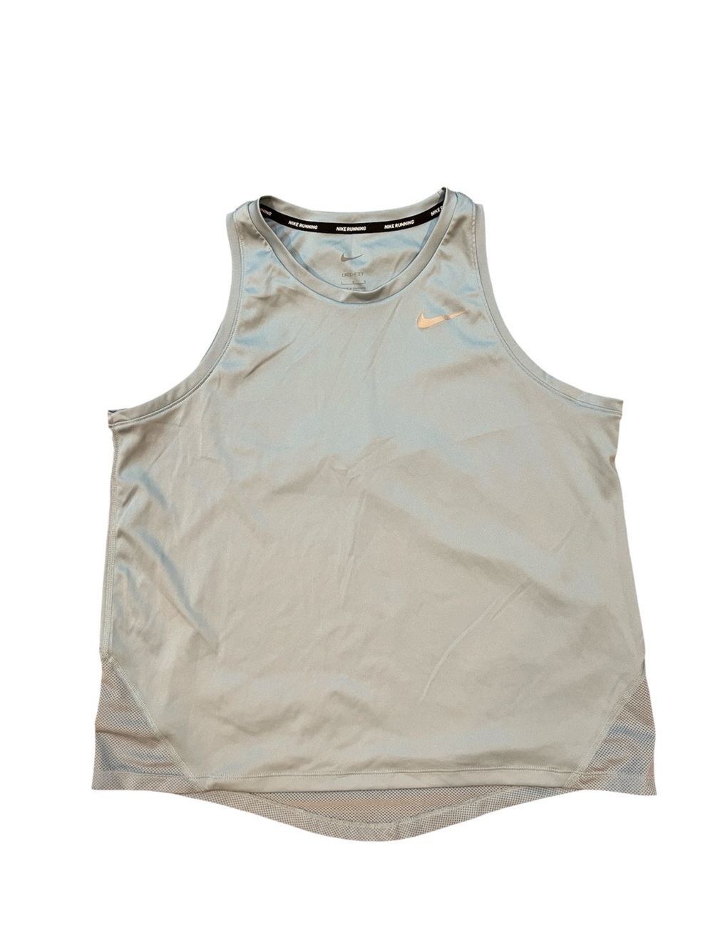 Nike Running Light Blue Dri-Fit Sleeveless Tank Size L